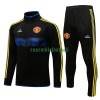 Manchester United Ensemble Vestes d'Entraînement 22-23 Noire Pour Homme